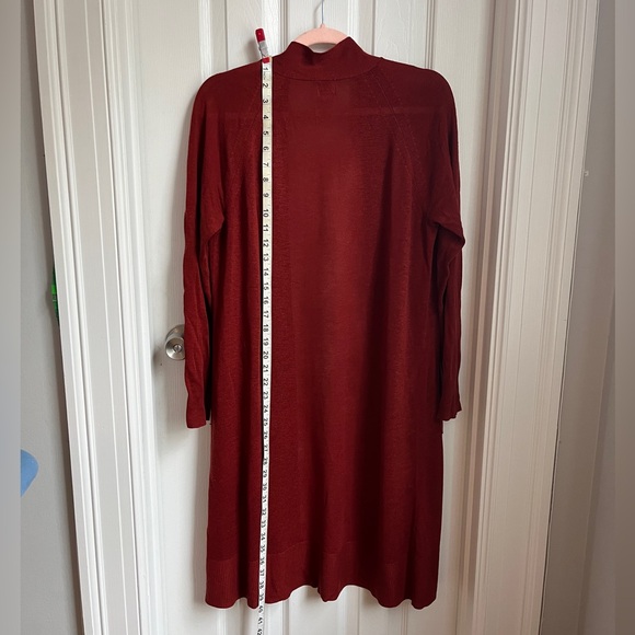 A New Day Brick Red Size M linen blend duster - Picture 5 of 5